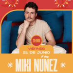 Concierto gratuito de Miki Núñez en el centro comercial Splau el 21 de junio y el 5 de julio.