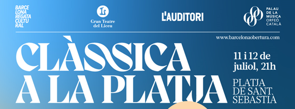 Arriben els concerts de «Clàssica a la Platja» 11 i 12 de juliol