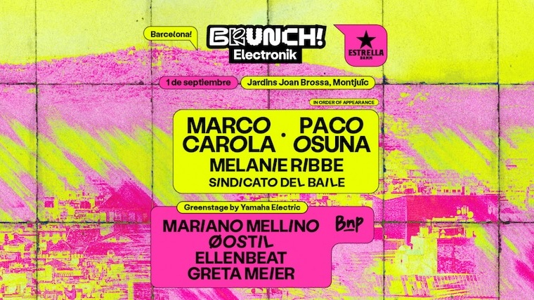 Brunch Electronik Barcelona# 16, domingo 1 de septiembre