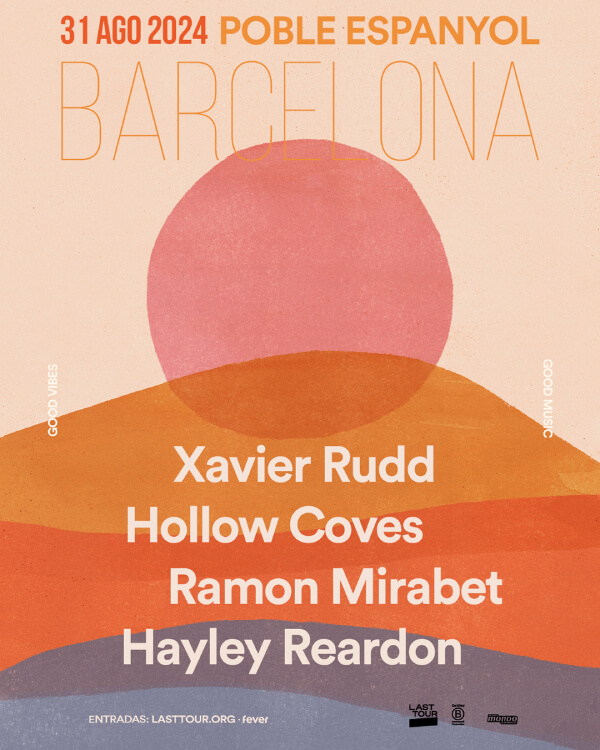 Xavier Rudd, Hollow Coves, Ramon Mirabet, Hayley Reardon en concierto el 31 de agosto