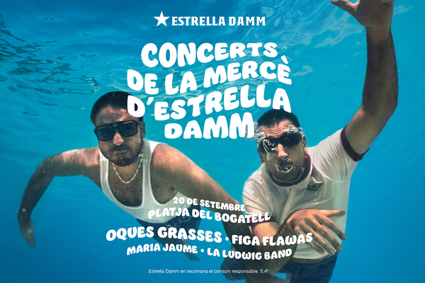 Oques Grasses, Figa Flawas, Maria Jaume i la Ludwig Band protagonitzen els concerts de la Mercè d´Estrella Damm