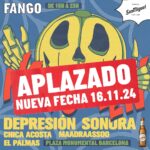 Fango anuncia nueva fecha el próximo 16 de noviembre