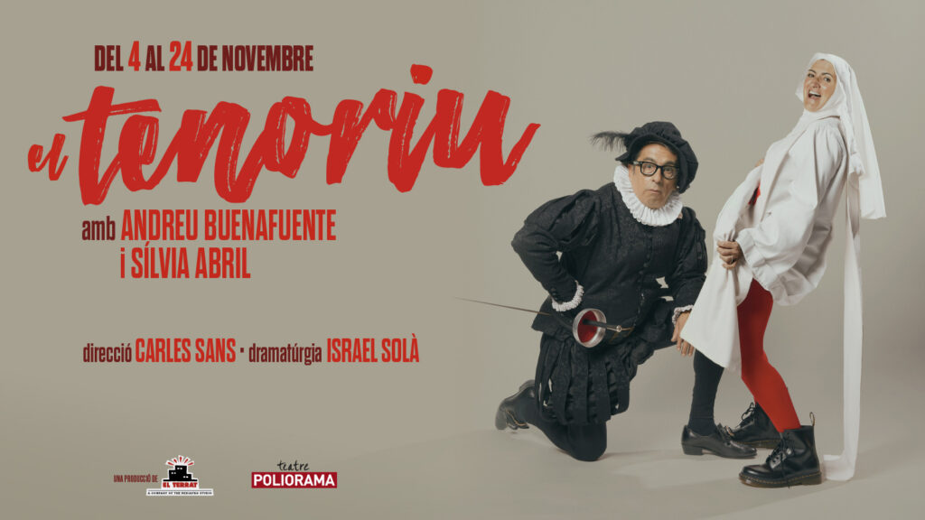 Silvia Abril i Andreu Buenafuente protagonitzan «El Tenoriu» del 4 al 24 de novembre al Teatre Poliorama