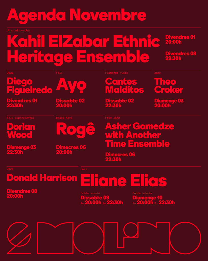 El Molino confirma los nuevos conciertos programados hasta finales de este 2024