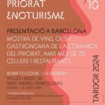 Priorat Enoturisme presenta a Barcelona «Barcelona temps de Priorat Enoturisme» el 24 d’octubre
