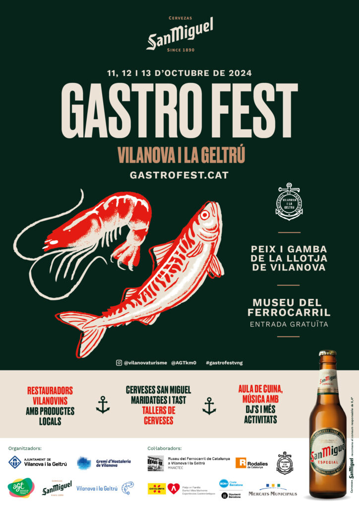 Vuelve a Vilanova el San Miguel GastroFest, la fiesta de la cocina marinera y la cerveza del 11 al 13 de octubre