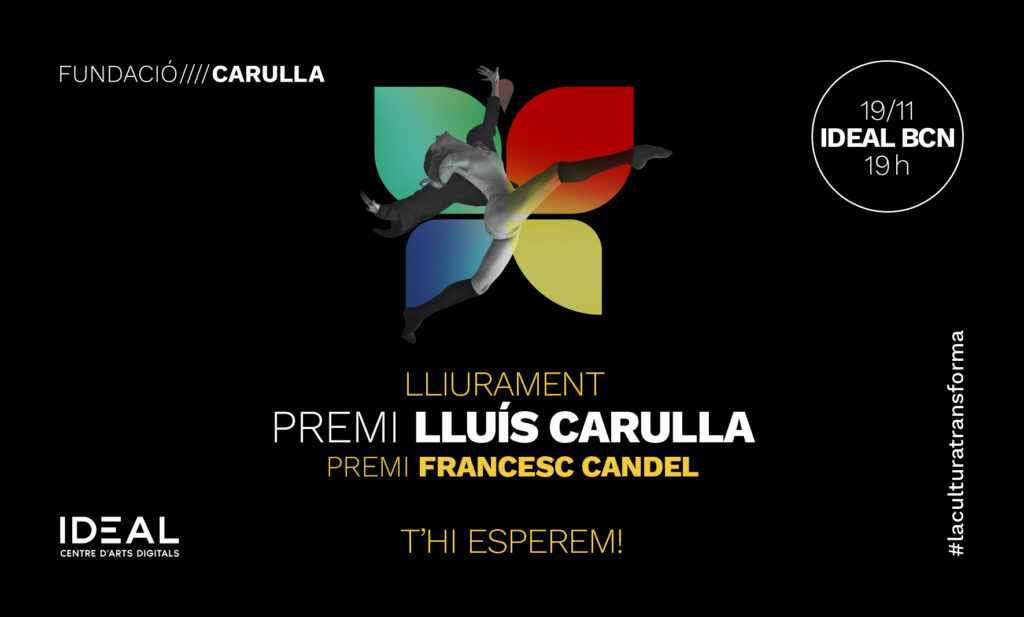 La Fundación Carulla celebra el Premi LLuis Carulla amb la dotació més elevada del país el 19 de novembre