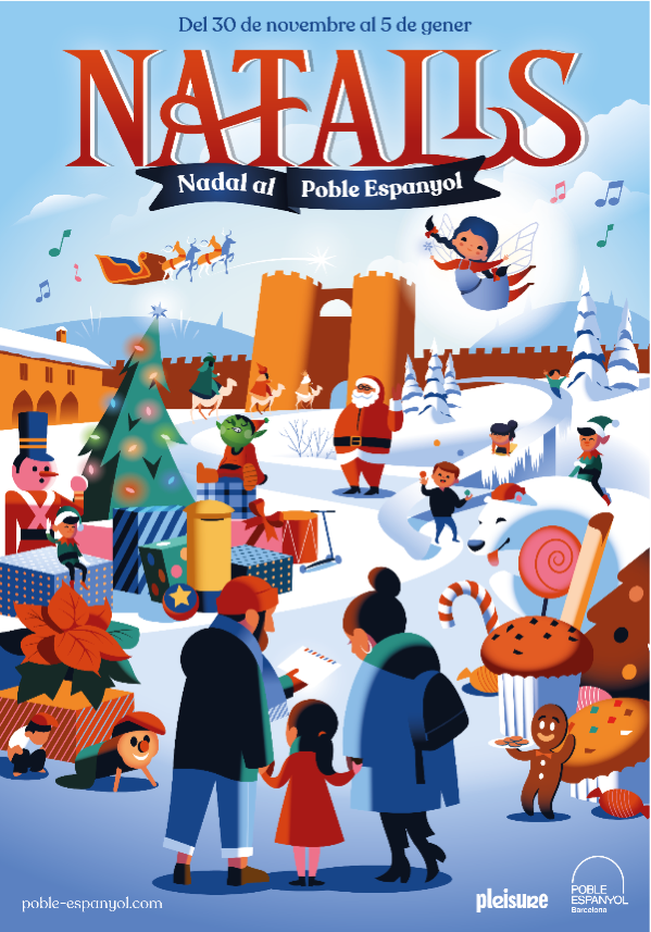 Los 5 mundos mágicos de Natalis y el espectáculo familar El Fantàstic EL Musical invaden el Poble Espanyol esta Navidad del 30 de noviembre al 5 de enero