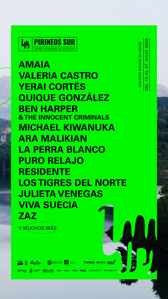 Michael Kiwanuka, Ben Harper, Zaz, Ara Malikian, Residente, Amaia, Viva Suecia, Los Tigres del Norte y Julieta Venegas en la  edición de Pirineos Sur del 10 al 27 de julio