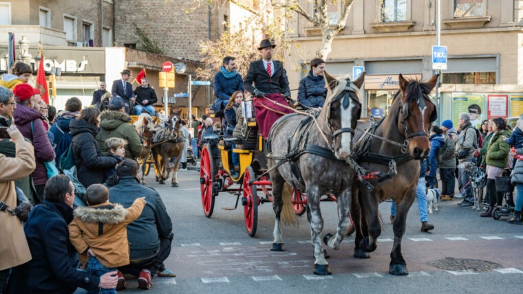 Bicentenario de la cabalgata de los Tres Tombs en Sant Antoni 18 de enero