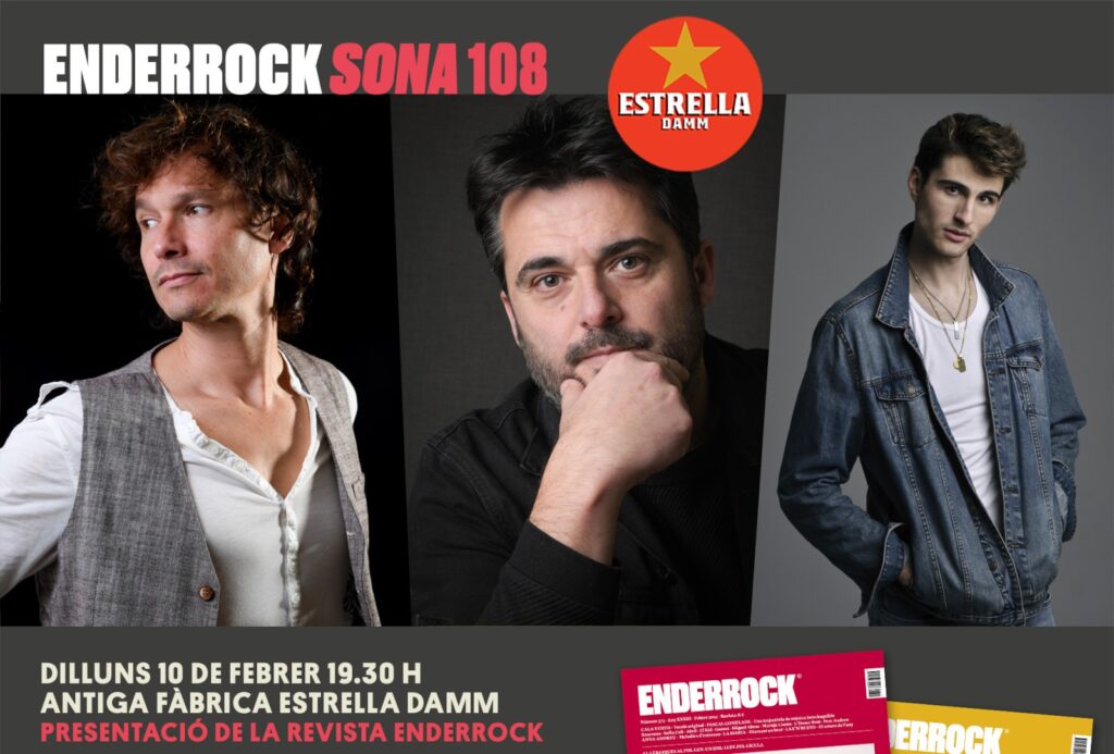 Vine a l’Enderrock Sona de febrer amb Ramon Mirabet, Miquel Abras i Alex Cortés el 10 de gener