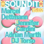 El primer SOUNDIT de 2025 llega este sábado 15 de febrero con Marcel Dettmann, Jennifer Cardini, Adrian Marth y Dj Torso