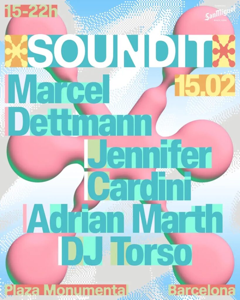 El primer SOUNDIT de 2025 llega este sábado 15 de febrero con Marcel Dettmann, Jennifer Cardini, Adrian Marth y Dj Torso