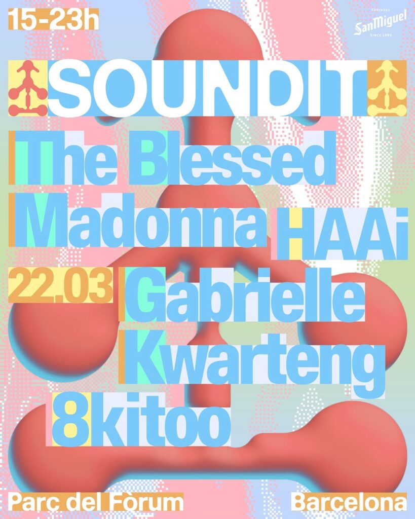 SOUNDIT sube la intensidad el próximo sábado 22 de marzo con The Blessed Madonna y HAAi