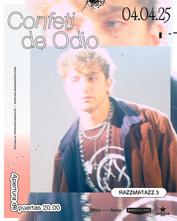 CONFETI DE ODIO ANUNCIA CONCIERTO EN BARCELONA 04 ABRIL 2025 · RAZZMATAZZ 3