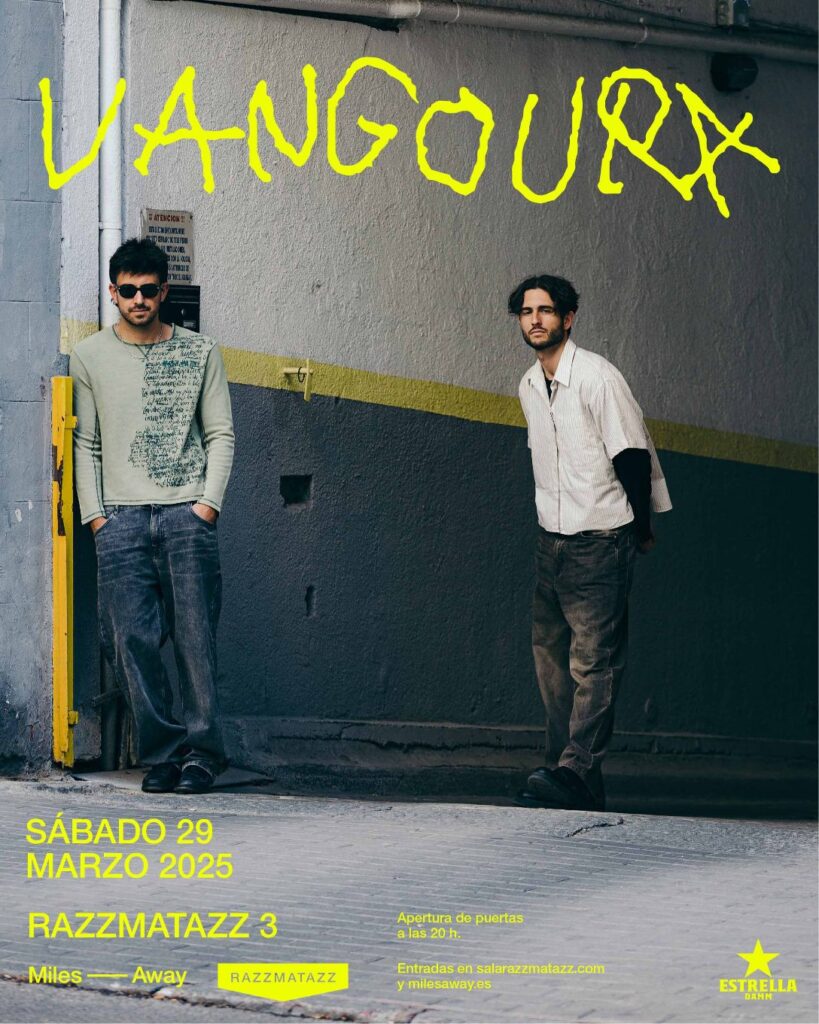VANGOURA EN CONCIERTO EN BARCELONA 29 DE MARZO 2025 EN RAZZMATAZZ 3