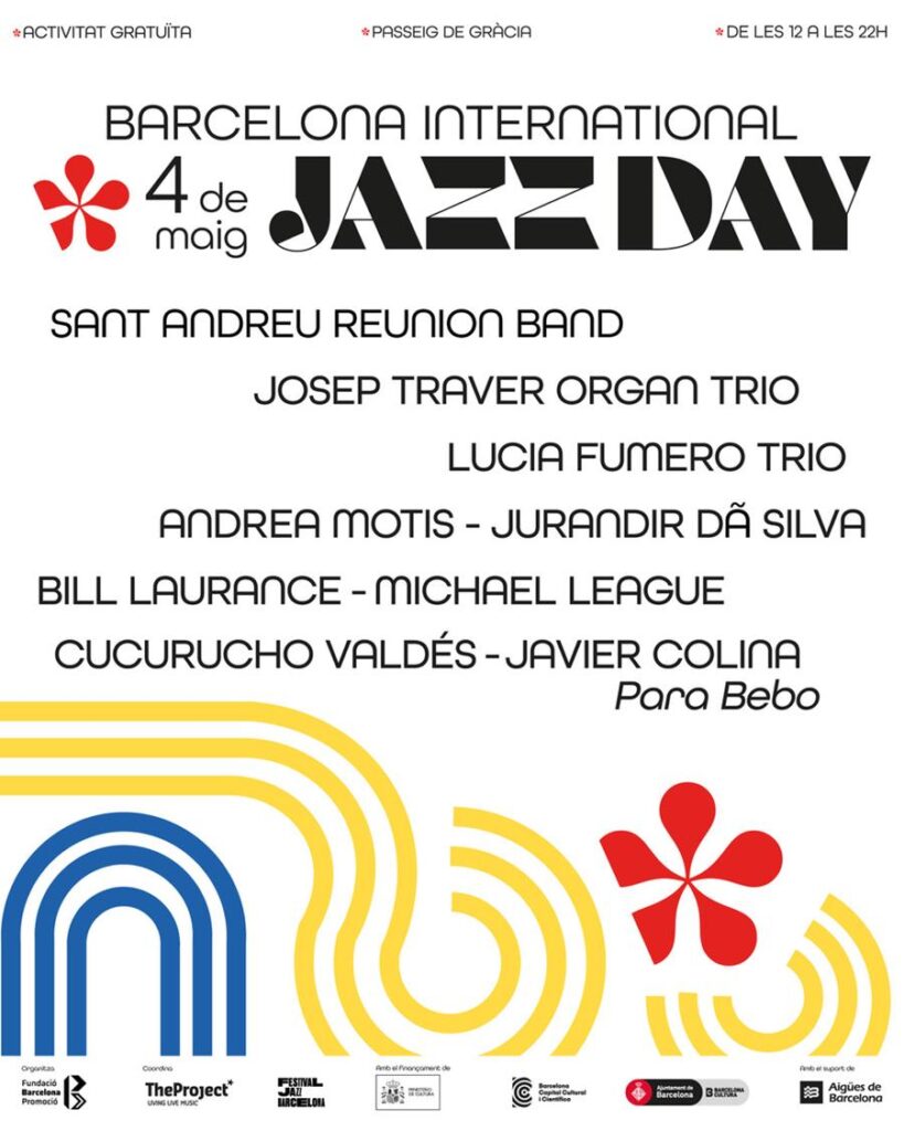 Barcelona es fa seu el Dia Internacional del Jazz amb una nova jornada de música al passeig de Gràcia el 4 de maig