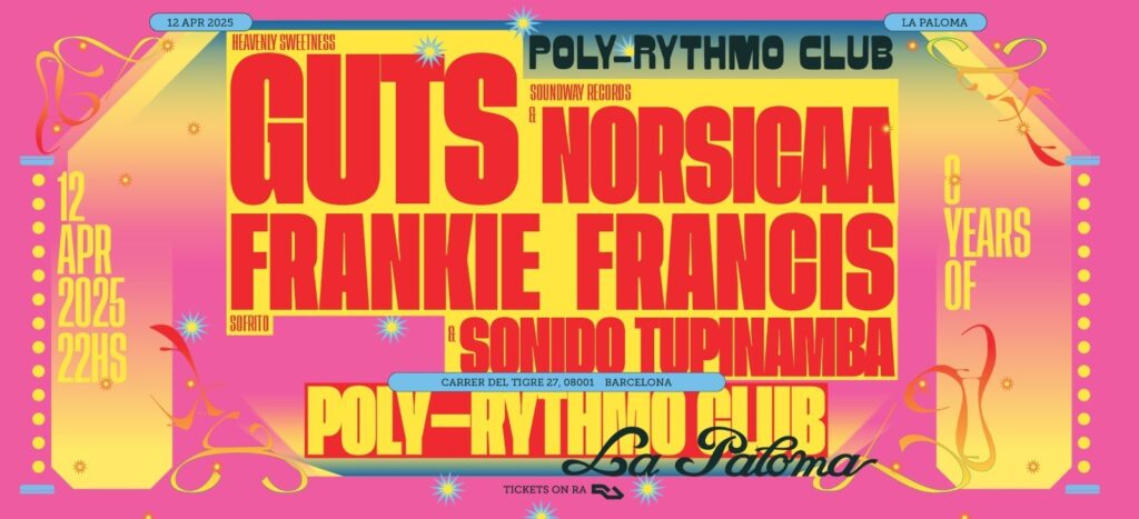 Poly-Rythmo Club cumple ocho años en La Paloma: más groove afro tropical, más fiesta de música positiva el 12 de abril