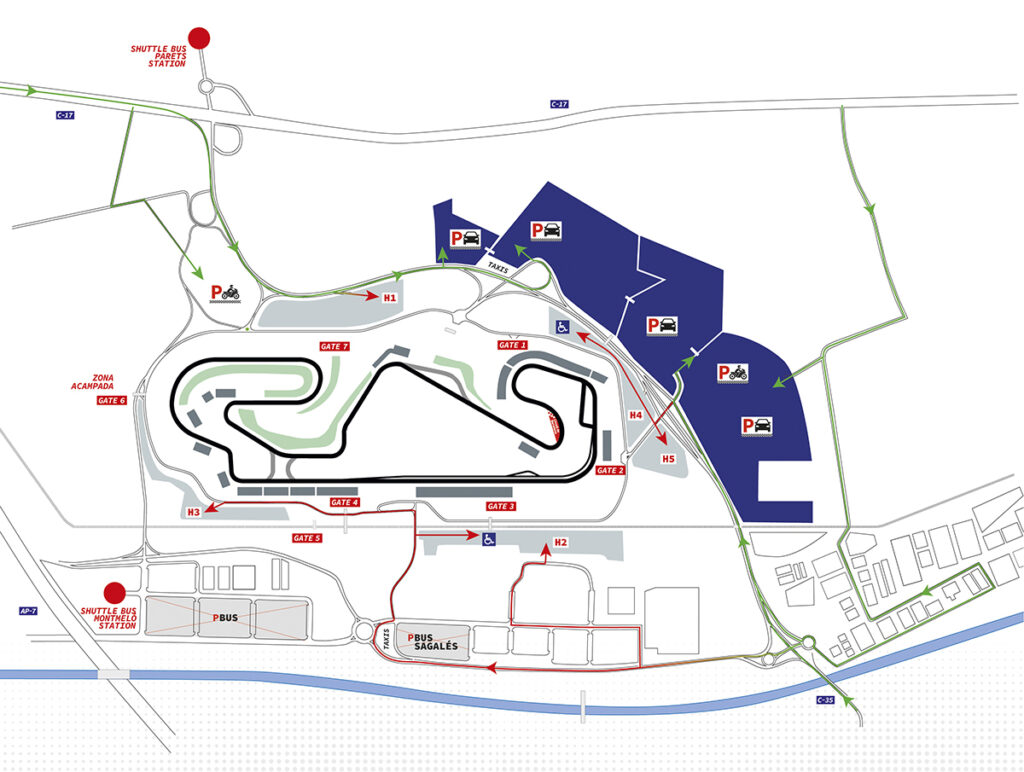 Pla de mobilitat i accés al Circuit pel FORMULA 1 ARAMCO GRAN PREMIO DE ESPAÑA 2025