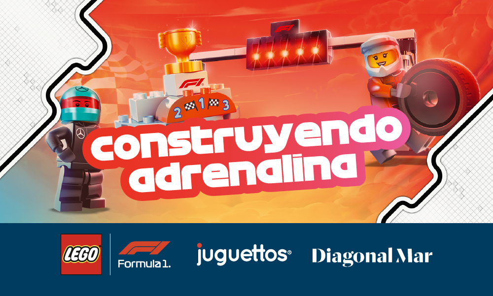Diagonal Mar acelera la emoción: LEGO® y Fórmula 1® aterrizan en el corazón de Barcelona del 12 al 21 de mayo
