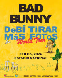 BAD BUNNY REAFIRMA SU PODER GLOBAL CON EL ESPERADO ANUNCIO DE SU GIRA MUNDIAL «DeBÍ TiRAR MáS FOToS World Tour»
