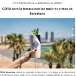 COYA abre la terraza con las mejores vistas deBarcelona