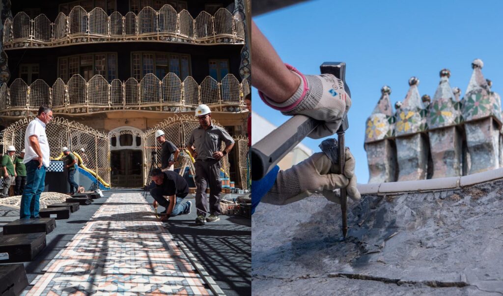 El tesoro oculto de Gaudí reaparece después de un siglo: Casa Batlló desvelará el aspecto original de su fachada posterior.