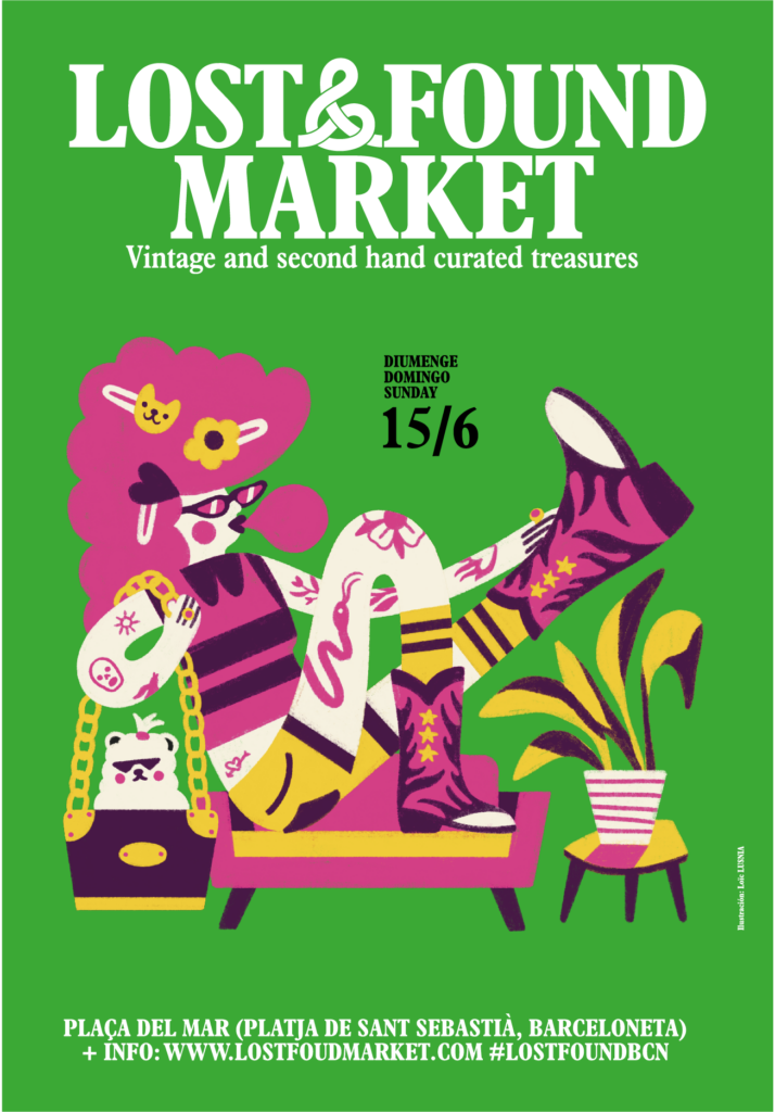 LOST&FOUND MARKET a la Barceloneta el 15 de juny