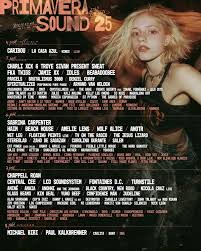 El mejor festival del año regresa! El Primavera Sound Barcelona 2025 se celebrará del 4 al 8 de junio