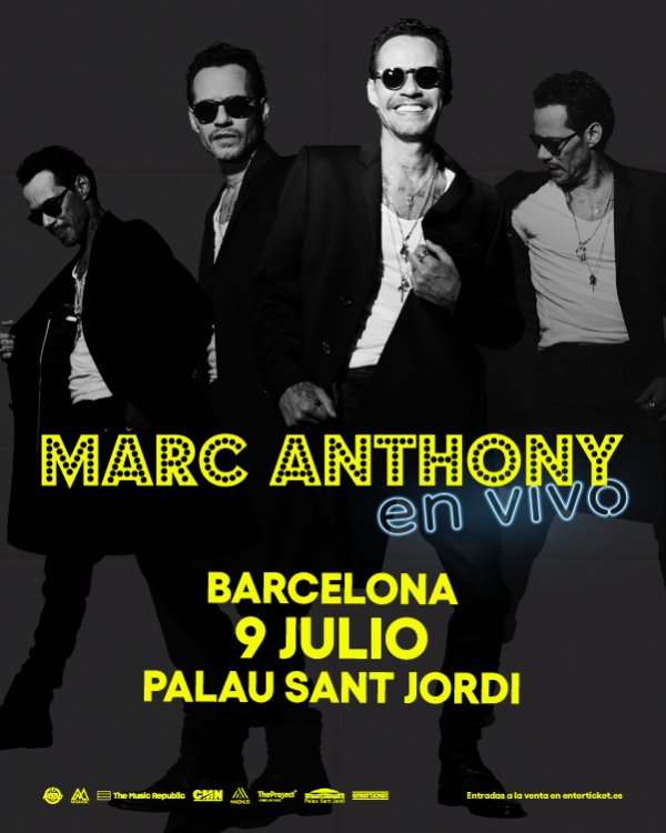 ¡Marc Anthony Regresa a Barcelona! 9 de julio