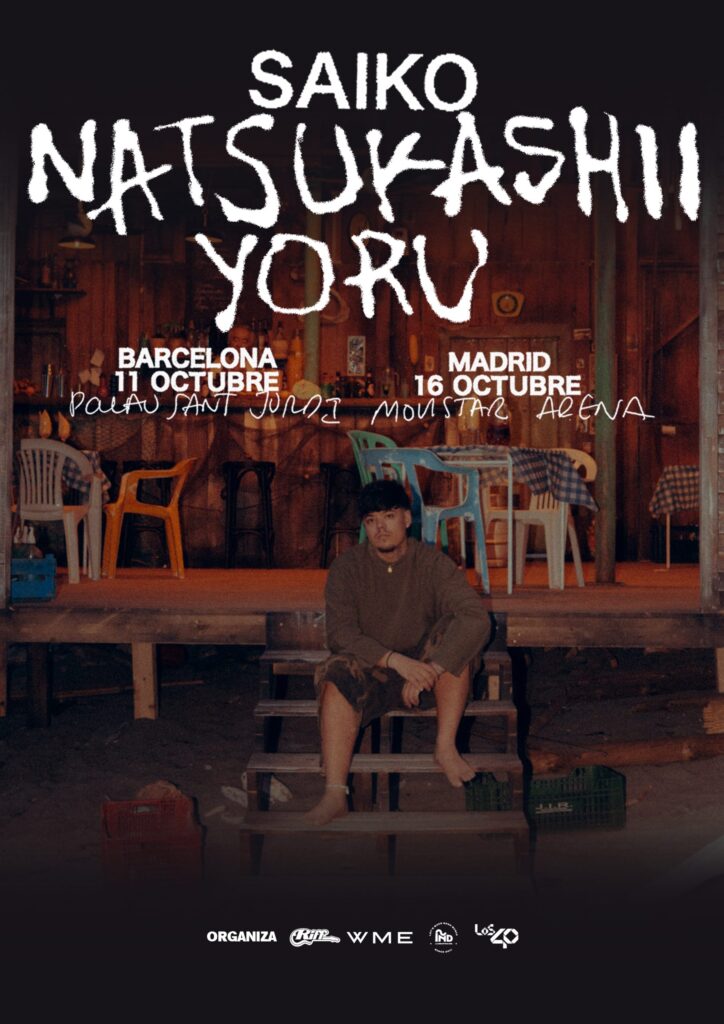 Saiko Confirma los dos conciertos de su Nueva Gira “Natsukashii Yoru” 11 de octubre, Palau Sant Jordi, 16 de octubre, Movistar Arena
