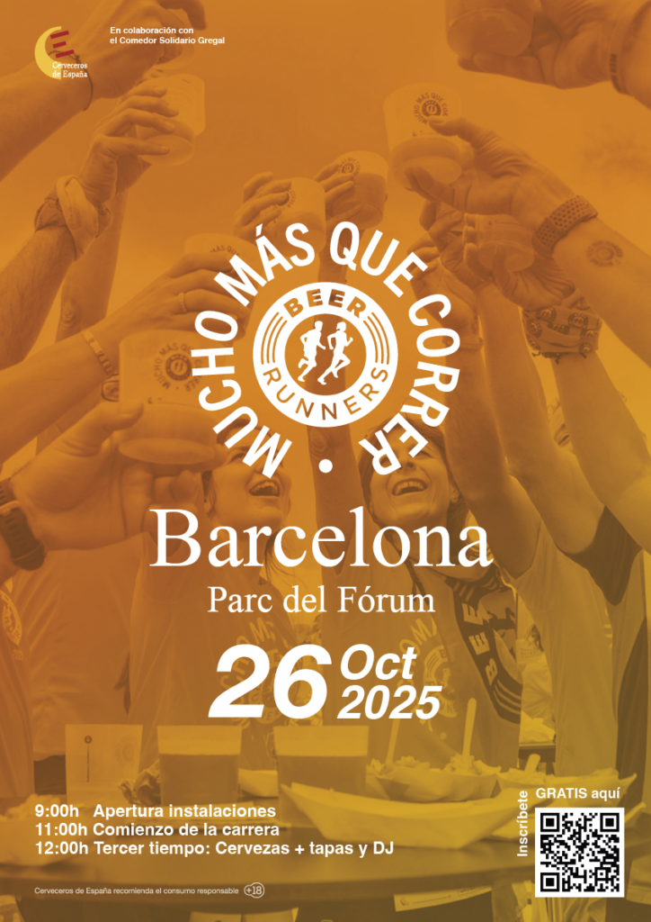 La carrera popular Beer Runners llega a Barcelona el 26 de octubre