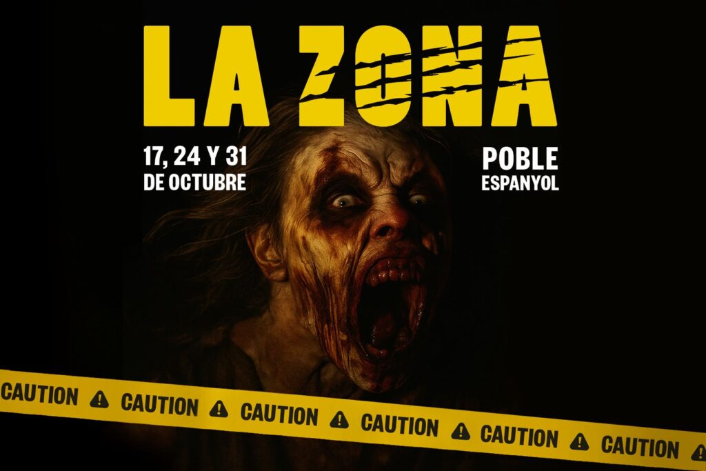 El Poble Espanyol abre las puertas de LA ZONA, su experiencia de terror más perturbadora ,los días 17, 24 y 31 de octubre de 2025