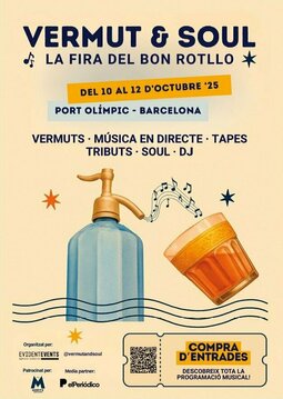 Del 10 al 12 de octubre, el Vermut & Soul aterrizará en el Moll del Mestral (Port Olímpic)