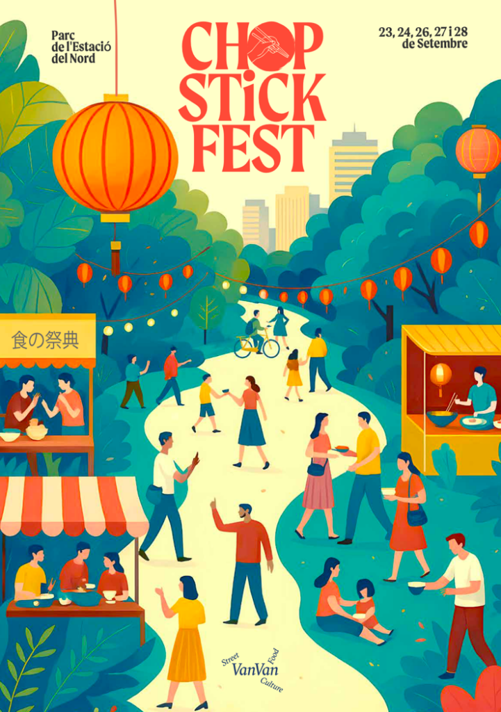 Chopstick Fest: El mercado de calle asiático de Barcelona del 23 al 28 de septiembre