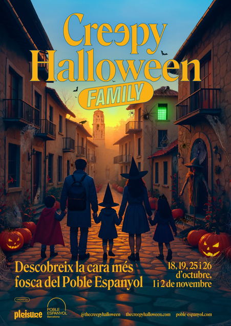 Creepy Halloween Family: l’experiència més emocionant per gaudir en família al Poble Espanyol del 18 d’octubre al 2 de novembre