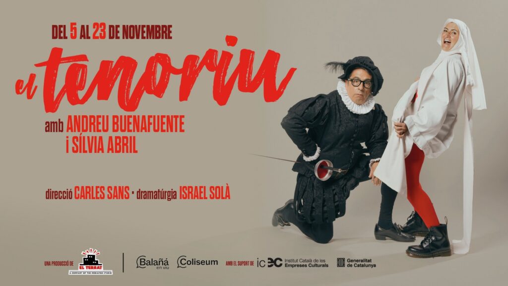 Andreu Buenafuente y Sílvia Abril están de vuelta con El Tenoriu en el Teatre Coliseum del 5 al 23 de noviembre de 2025