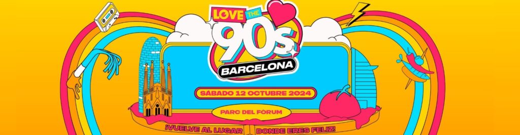 Love The 90s el sábado 11 de octubre en el Parc del Fòrum de Barcelona