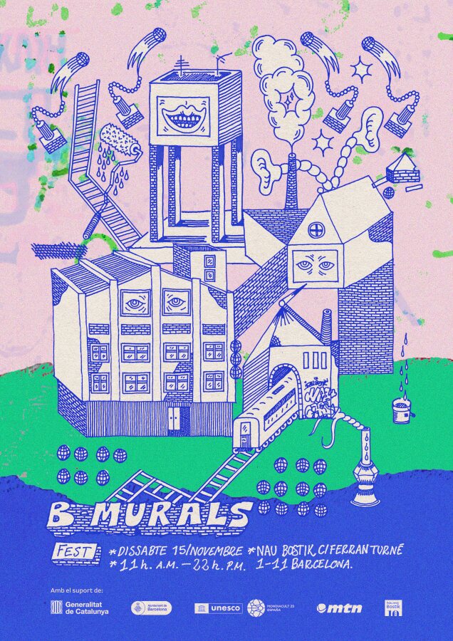 B-Murals Fest: una jornada de arte urbano y transformación comunitaria sábado 15 de noviembre