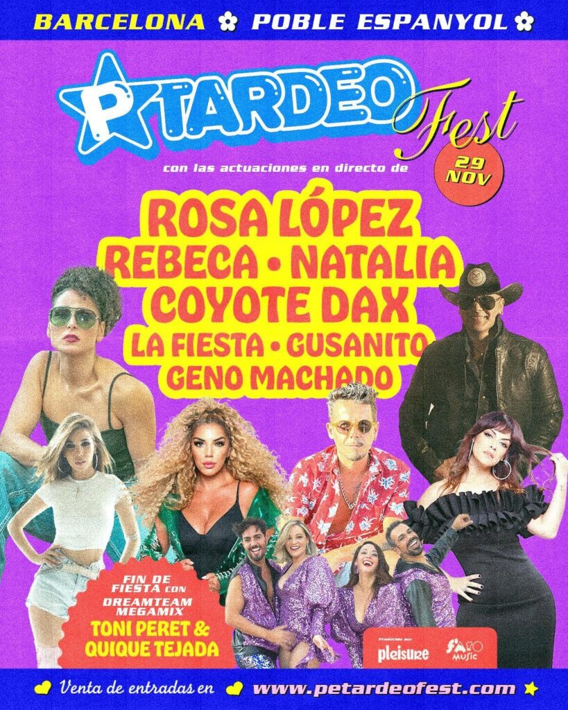 Torna el P-TARDEO FEST, la gran celebració dels èxits musicals dels anys 2000! 29 de novembre