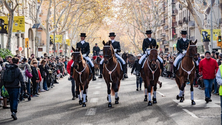 Cabalgata de Els Tres Tombs de Sant Antoni 24 de enero