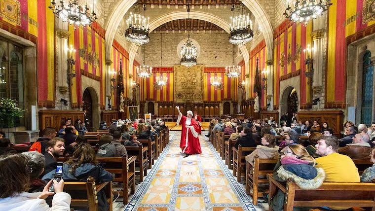 El sábado 14 de febrero, el Ayuntamiento de Barcelona celebrará una jornada de puertas abiertas con motivo de las Fiestas de Santa Eulàlia