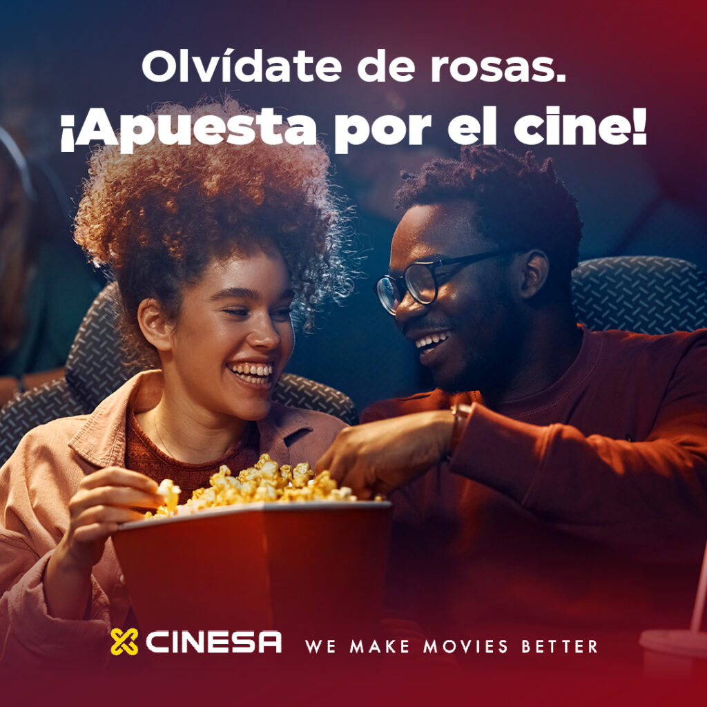 Olvida las flores y redescubre la magia del cine en San Valentín con Cinesa entre el 9 y el 15 de febrero