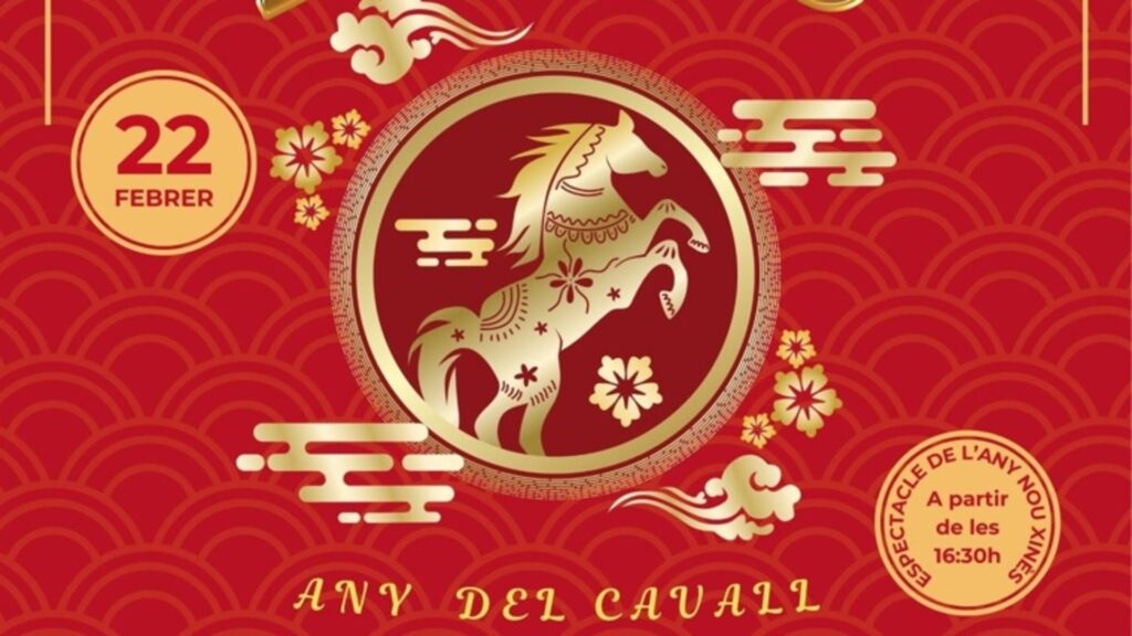 Celebració de l’Any Nou Xinès a Sants, el 22 de febrer