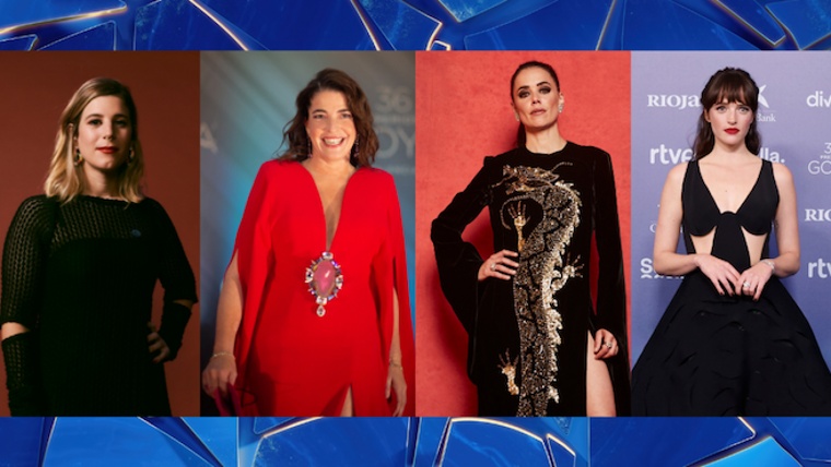 Reunión con las candidatas al Premio Goya en la categoría de mejor actriz protagonista el martes 17 de febrero