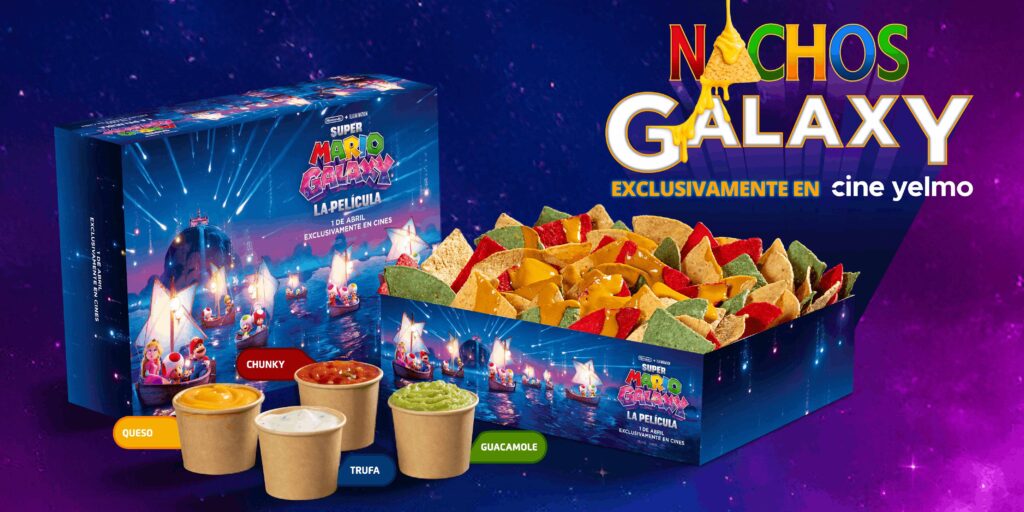 Cine Yelmo presenta Nachos Galaxy, su innovadora propuesta gastronómica para disfrutar en sus salas
