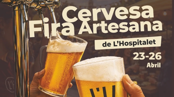 Este Sant Jordi, dale un nuevo sabor a la celebración en la Feria de la Cerveza Artesana de l’Hospitalet. Del 23 al 26 de abril