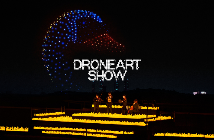 DroneArt Show Barcelona en el Parc del Fòrum el 18 de julio