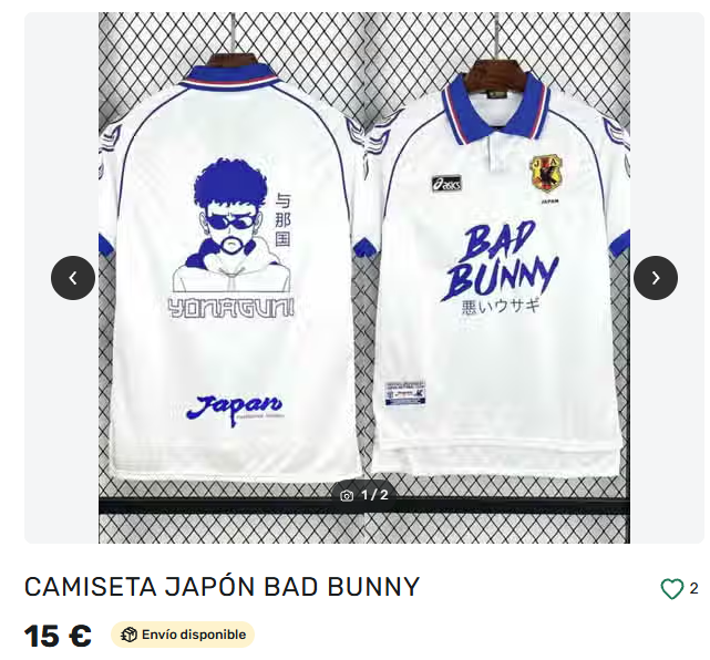 La llegada de Bad Bunny a España dispara un 73% las búsquedas de productos relacionados en el mercado de segunda mano