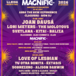 Love of Lesbian, Joan Dausà y Lori Meyers liderarán la celebración del 5º aniversario del Magnífic Fest en Lleida del 18 al 20 de junio